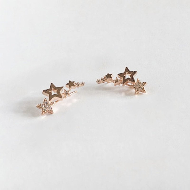 Stylish Star Drop Earrings