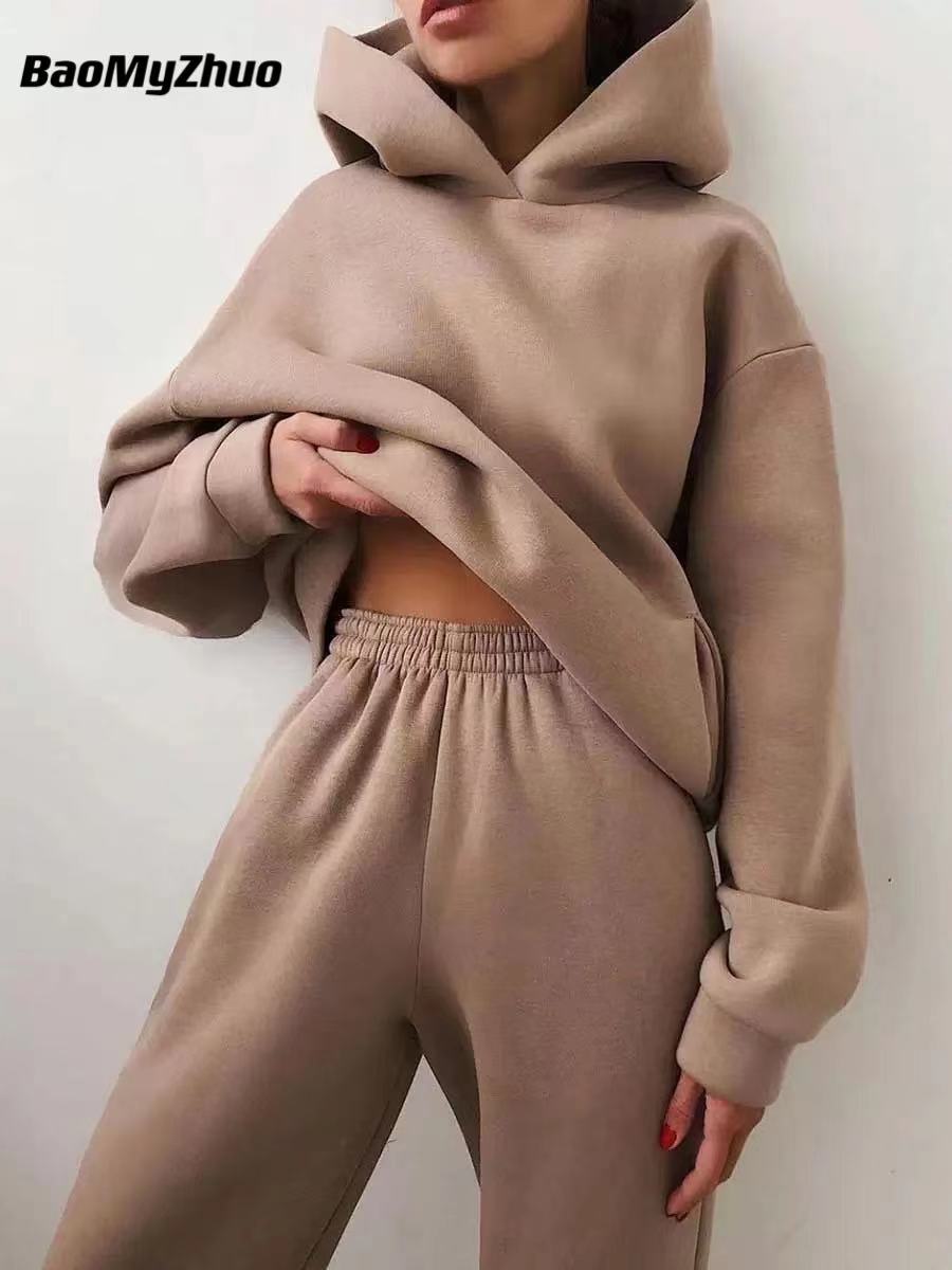 Autumn Two Piece Hoodie Sets